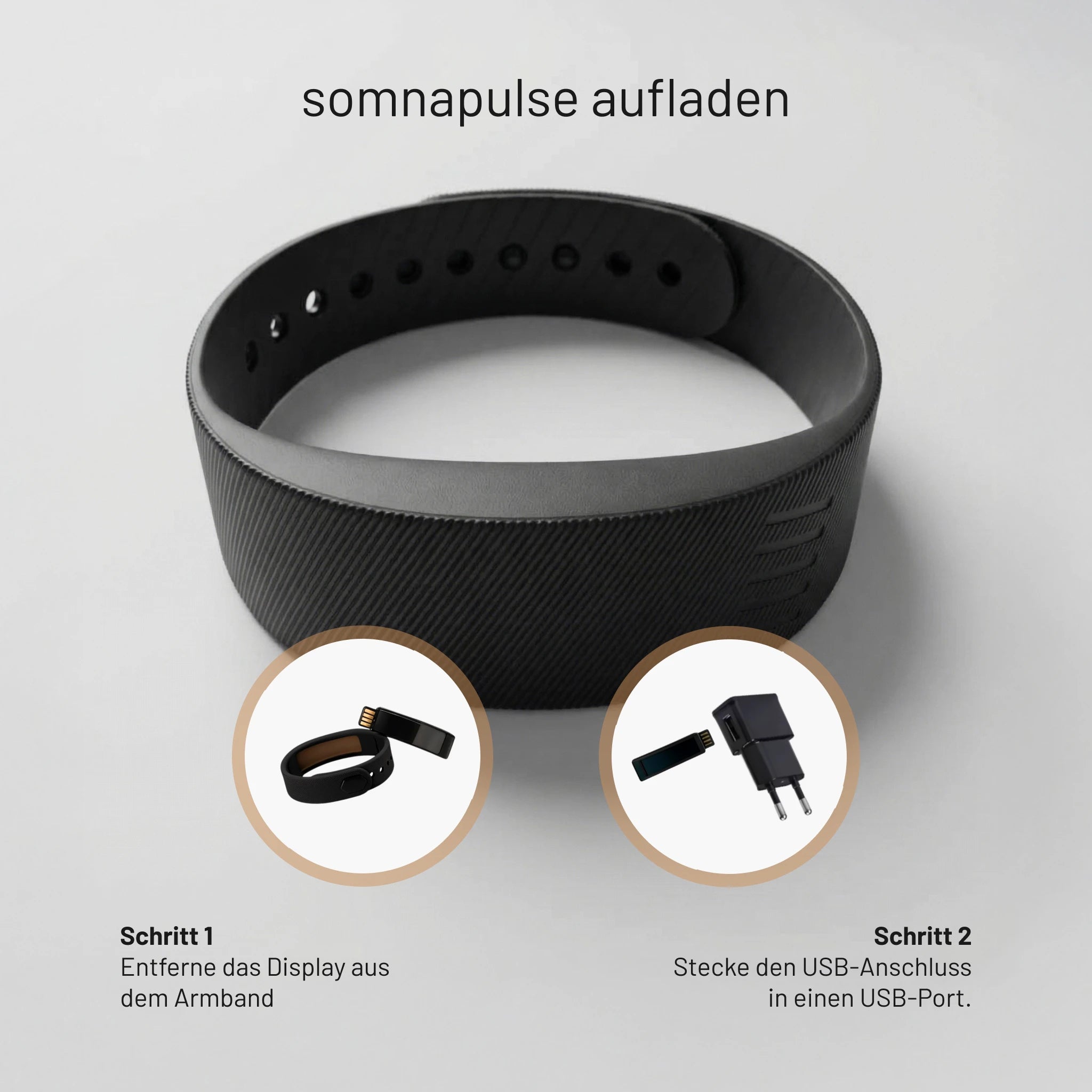 somnapulse Vibrationsarmband – Lautlos in den Tag starten