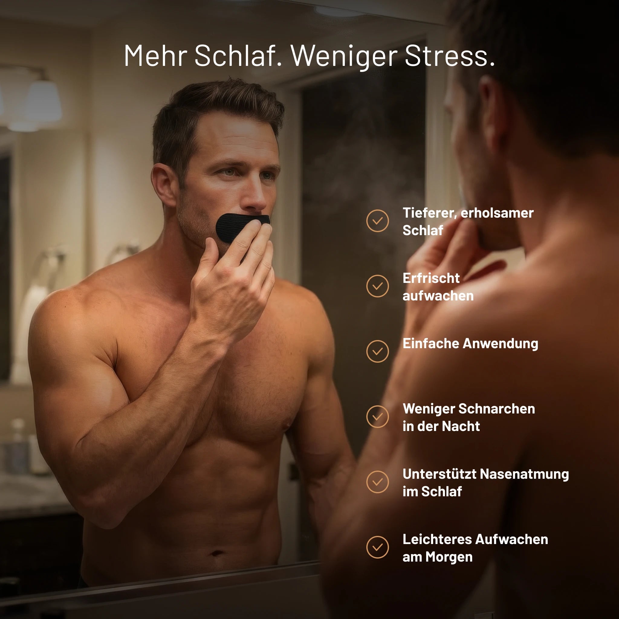 Premium Mouth Tapes für natürliche Nasenatmung und ruhigen Schlaf