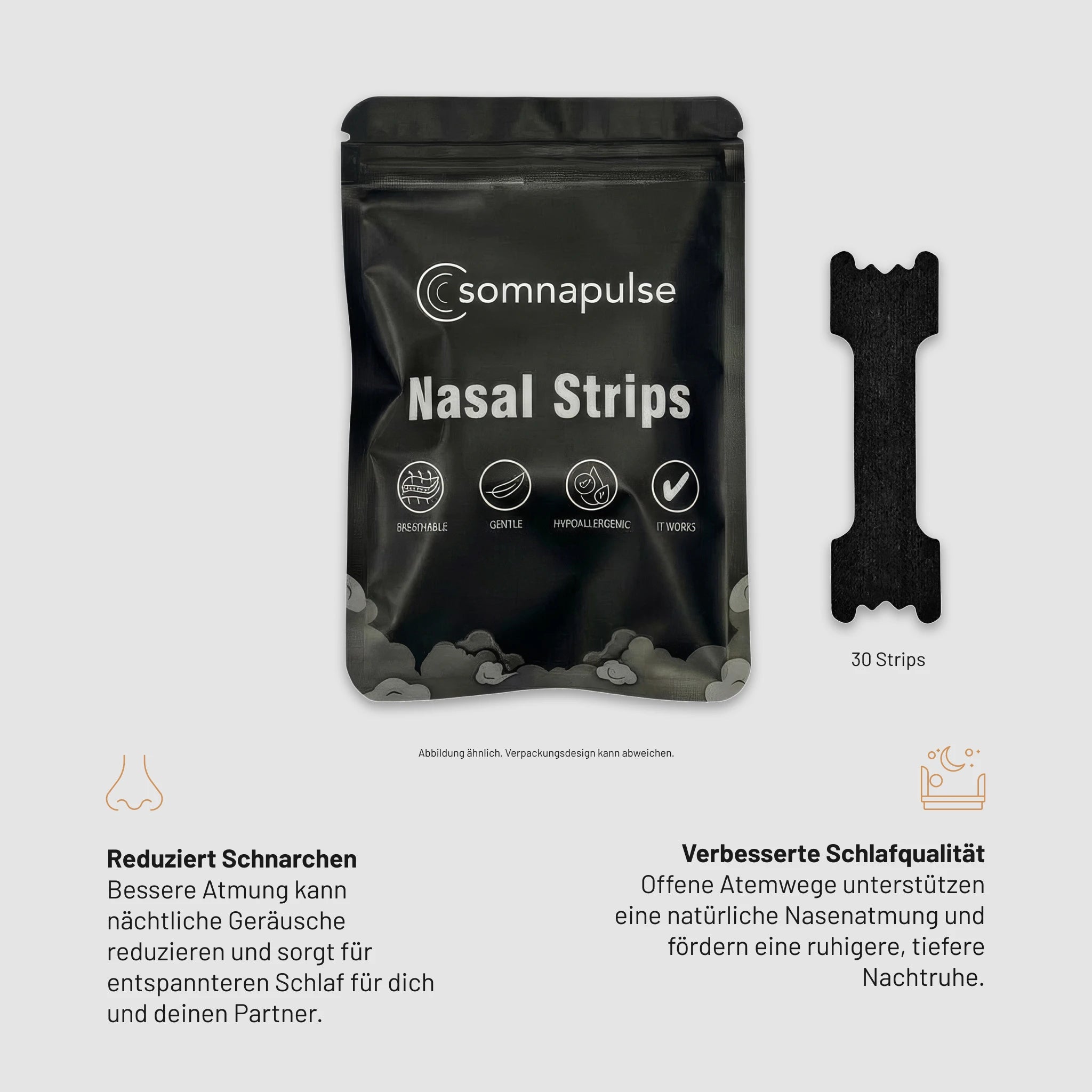 Premium Nasenstrips für freiere Atmung und ruhigeren Schlaf
