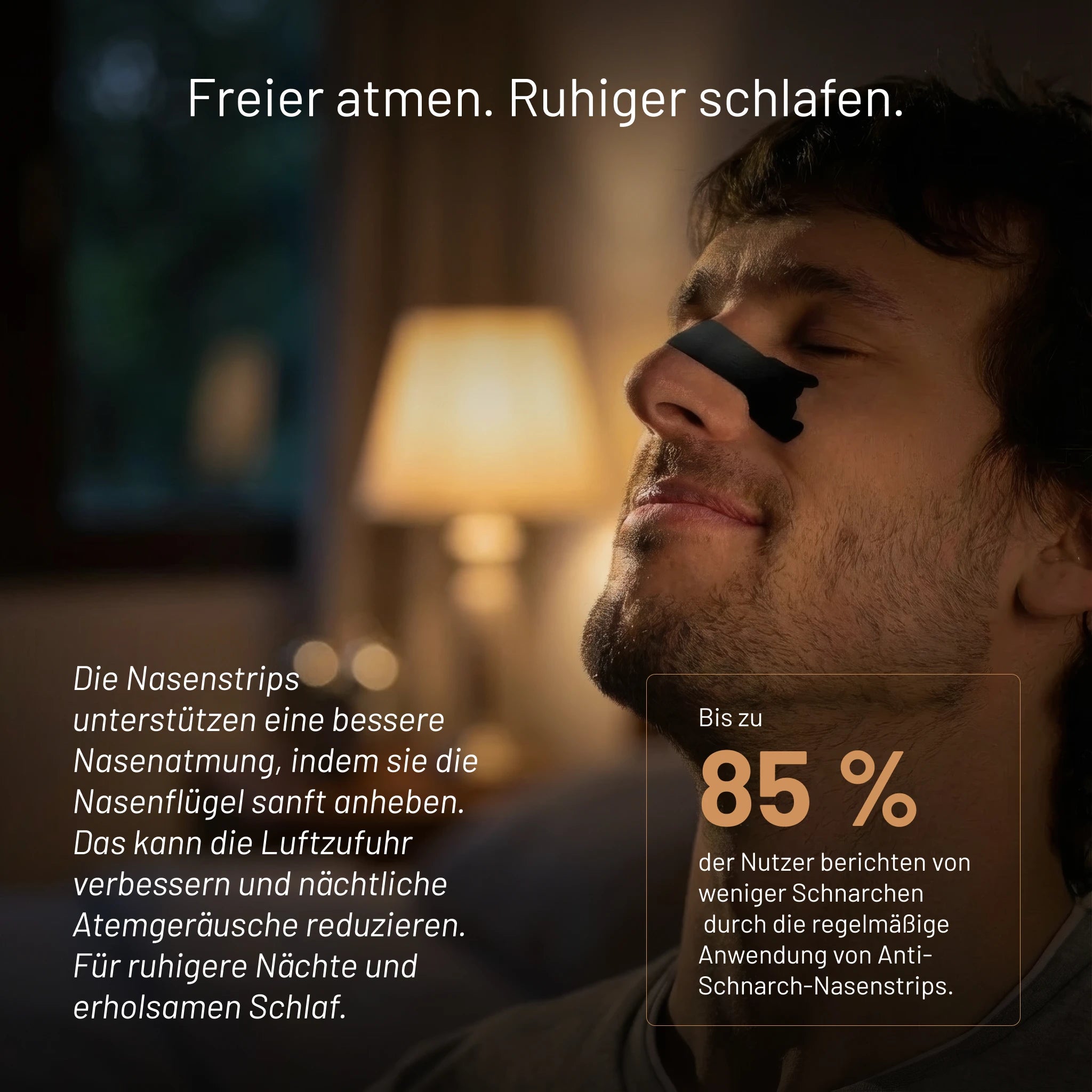Premium Nasenstrips für freiere Atmung und ruhigeren Schlaf